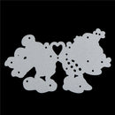 Vivid Two Mouse Metal Cutting Dies Stencils Cards Photo Album Decorative BX
