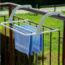 Portable Foldable Drying Rack Clothes Punch Free Hanger Winter Heating Radi
