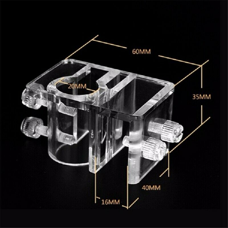 Acrylic Aquarium Hose Air Tube Fixing Clip Clamps Holder Glass Fish Tank Fi I8M4