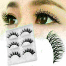 Handmade Real 3 Pairs Luxurious Natural Thick Soft V4G0 Lashes N False Eyel L7H4