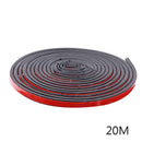 Universal 20m B-shape Car Door Rubber Weather Seal Strip Weatherstrip HOT YGW