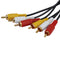 15M 3x RCA Composite Audio Video AV TV Cable Cord for HDTV DVD VCR