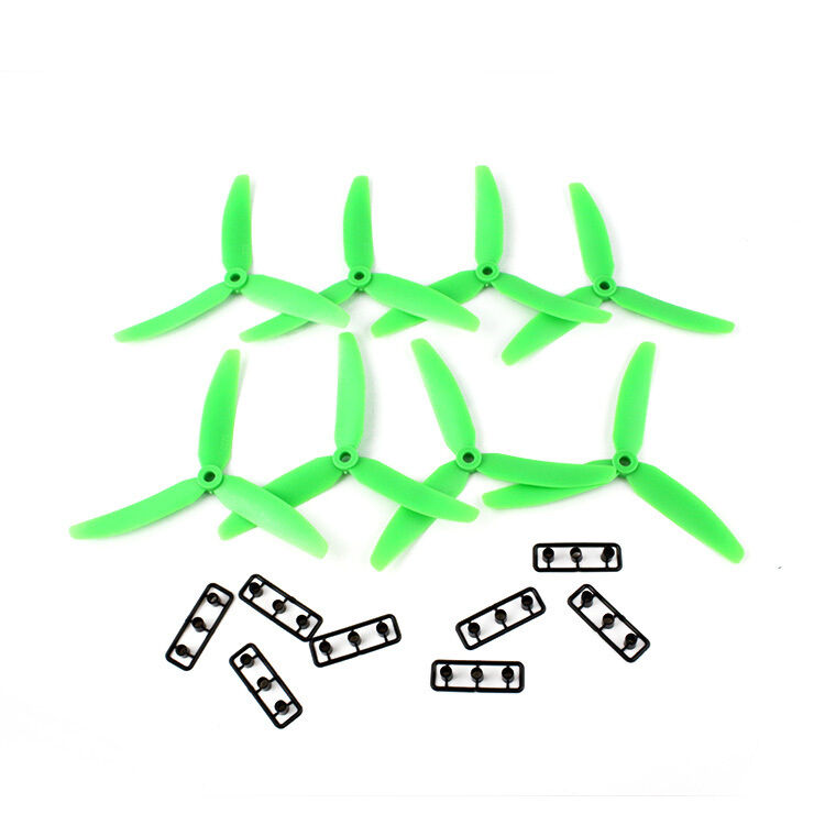 Wisely 4Pairs Gemfan 5x3 5030 3-Leaf Propeller CW/CCW For 250 Frame Kit Z