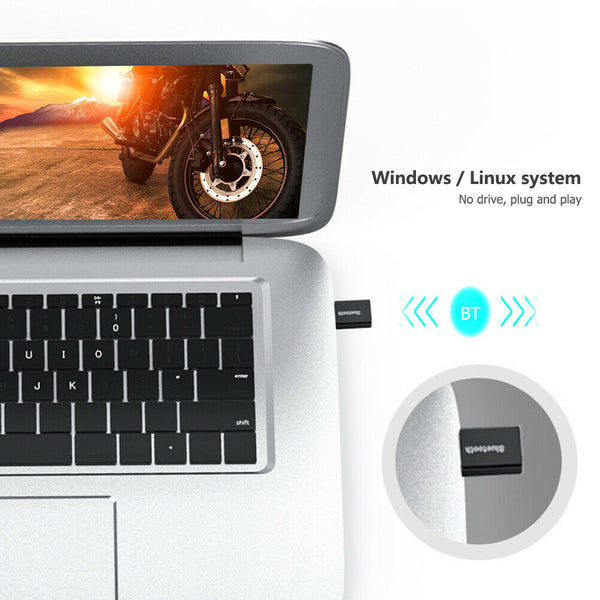 PC-T7 USB Bluetooth 5.0 Audio Transmitter Wireless Music Adapter for PC Computer