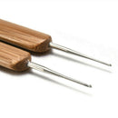 3pcs 0.75mm Bamboo Crochet Dreadlock Hook Needle Dread Tool Braiding Hair