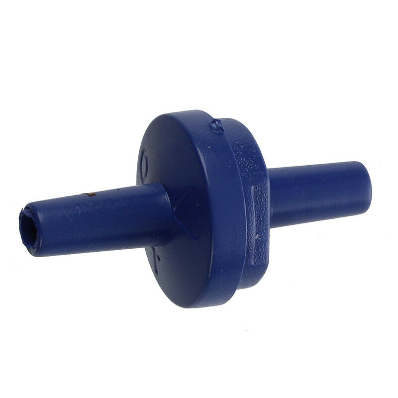 4 Pcs 3mm Inside Diameter Hard Plastic One-way Check Valve Dark Blue