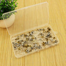 Transparent Plastic Storage Box Square Jewelry Parts Multi Functional Case
