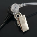 Surveillance Security Clear Coiled Acoustic Air Tube Earpiece PTT for iPhon