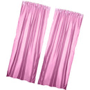 100x200cm Modern Window Panel Curtain Valance Door Kids Bedroom Divider Pink