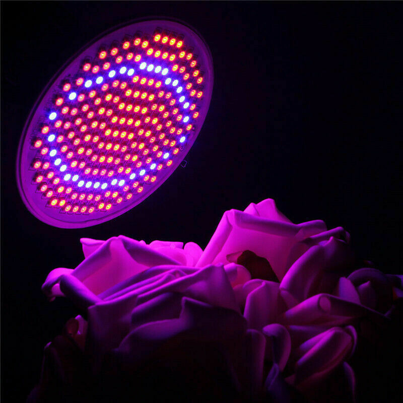 E27 200 LED Plant Grow Light Lamp Flower Seeds Growing Lights Bulbs Hydropo