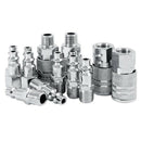 14pcs Air Line Hose Compressor Fitting 1/4 Inch Bsp Metal Connectors Couple P2E5