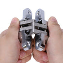 Practical Hinge Cross Door Hinge Stainless Steel Open 180 degree Door Invis
