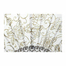 Chinese Dance Party Wedding Lace Flower Folding Hand Held Flower Fan White I2C8