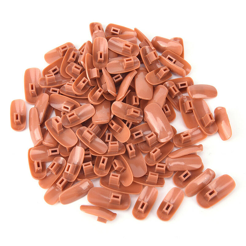 100pcs Nail Art Tips Professional Nail Tool Practice Hand Nail Tools FT