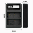 Fits for OLYMPUS BLH-1 Camera Battery Charger LCD Display USB Input Portable