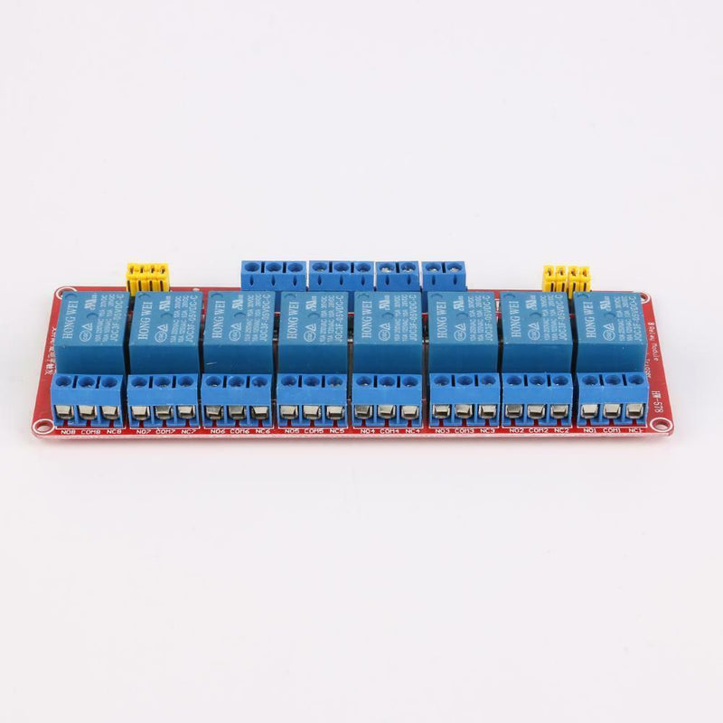 8 CH DIY Relay Module w/Optocoupler Isolation High Low Level Trigger (12V) A