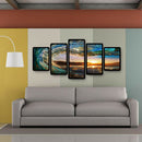 Waves 5D DIY Full Round Drill Diamond 5 Pieces Painting Mosaic Needlework