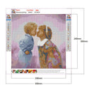 Little Girl Diamond Painting 5D DIY Full Round Rhinestone Picture (WX643)