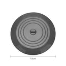 Circle Bathtub Stopper Drain Plug Sinks Strainer for Kitchen Basin (Grey) A