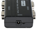 1 PC to 4 Monitor 4 Port VGA SVGA Video LCD Splitter Box Adapter 250MHz for PC