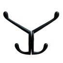 9 Pack heavy duty Coat Hooks Wall Mounted for Hat hardware Dual Prong Retro