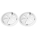 4x 316 Stainless Steel Round Marine Louver Air Vent Ventilation Gille Cover