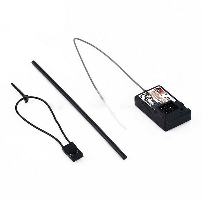 FS-GR3E Upgraded 2.4G 3CH Channel Receiver GT3B GR3C for RC Car Truck Boat Black