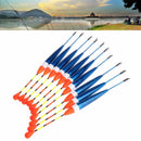 10pcs 0.6g Carp Fishing Floats Set Buoy Bobber Stick Fish Tackle Vertical 10#