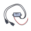 DC-DC 12V to 5V Mini A type USB Dual Converter Step Down Power Module    FE S Dz