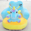 Cartoon Sofa Skin for Infant Baby Seat Sofa Cover Learn to Sit Chair (F)