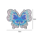 3pcs DIY Full Drill Diamond Painting Hairpin Butterfly Women Girls Headwear