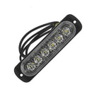 12V-24V 6LED Light Flash Emergency Car Vehicle Warning Strobe Flashing Blue I7C1