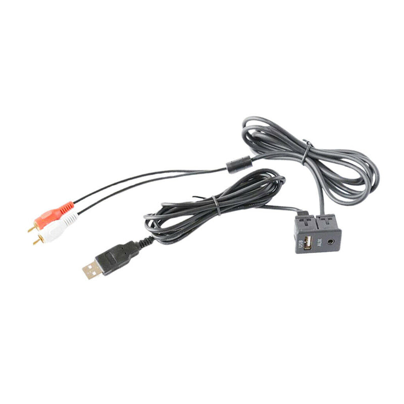 1.5 M Car AUX USB MP3 Audio Input Cable Adapter for Music Playing Charing