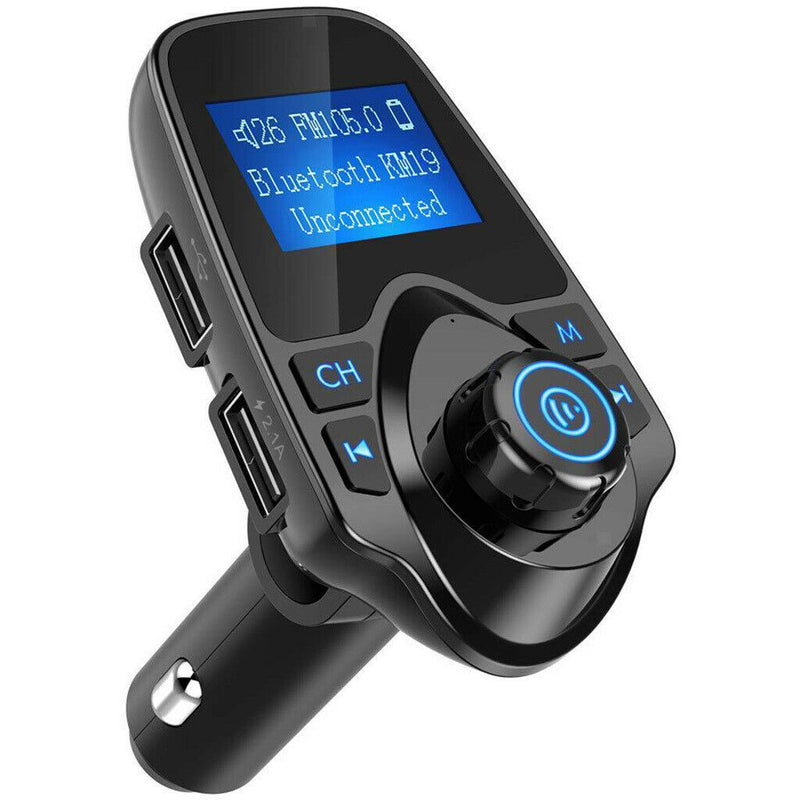 1.44'' LCD Display Bluetooth FM Car Modulator Radio Transmitter Ã¯Â¼Å’Audio