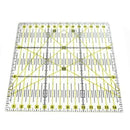 Acrylic Material Patchwork Quilting Ruler (5.91 inch x5.91 inch ,Yellow, tr G8A9
