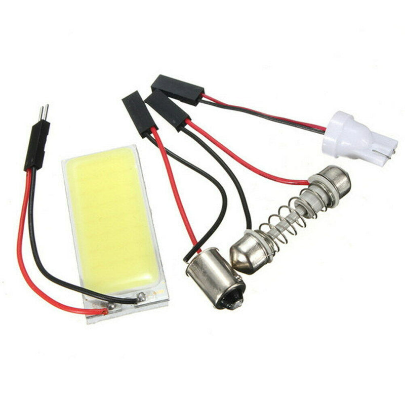 2pcs Xenon HID White 36 COB LED Dome Map Light Bulb Car Interior Panel Lamp
