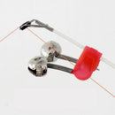 20X Sea Bream Bell Red Plastic Clip Double Rod Bite Alarm Fishing Bells R BCJ