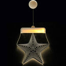 Star LED Fairy String Light Hanging Wall Lamp Wedding Party Window Decor