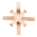 Wooden Siege Lock the Perplexing X in a Box Logic Puzzle Burr Puzzles Brain K8V8