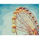Ferris Wheel Painting By Numbers DIY Acrylic Canvas Hand Painted Wall Art  A