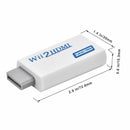 For Wii to HDMI Converter with 5ft High Speed HDMI Cable Wii2HDMI Adapter O