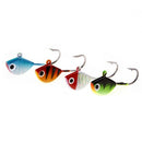 4Pcs/Lot Winter Fishing Lure Ice Fishing Jig Bait 2.5Cm 2.3G Mini Fish Lead