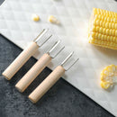 8PCS Corn On The Cob Holders Stainless Steel BBQ Prongs Skewers Forks Party
