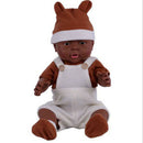 Kids Birthday Christmas Gift - Lifelike Full Vinyl 16inch Reborn African