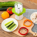 Multi-function Stainless Steel Kitchen Cucumber Vegetables Cutter Fruit  BBU