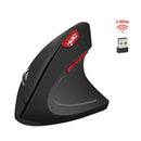 Hxsj Wireless Mouse Optical 2.4G Mouse Ergonomics 800/1600/2400Dpi Wrist Tr