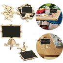 10 X Mini Easel Chalk Black Board Wedding Place Name Holder Cafe Table Number3c