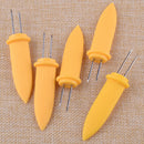 50 Pcs Corn Cob Holders Skewers Needle Prongs BBQ Barbecue Safe Stainless Steel
