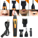 Multifunction Hair Eyebrow Ear Nose Trimmer Electric Beard Shaver Razor Kit