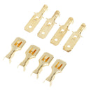 20x 6.3mm 3 Way+4 Way Pin Car Male Female Locking Connectors Plug Socket Auto